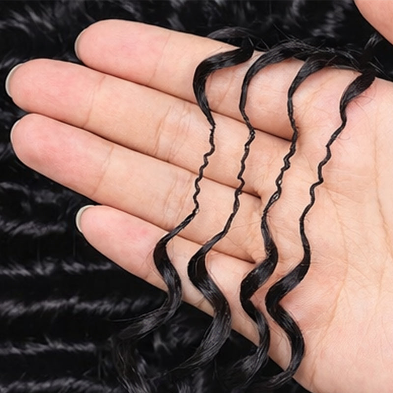 Miracle Knots Deep Wave Boho / Crochet Human Hair