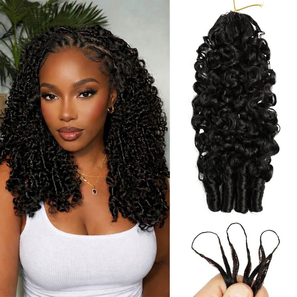 Miracle Knots Burmese Curly Boho / Crochet Human Hair