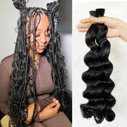 Loose Wave Human Hair #1B Natural Black