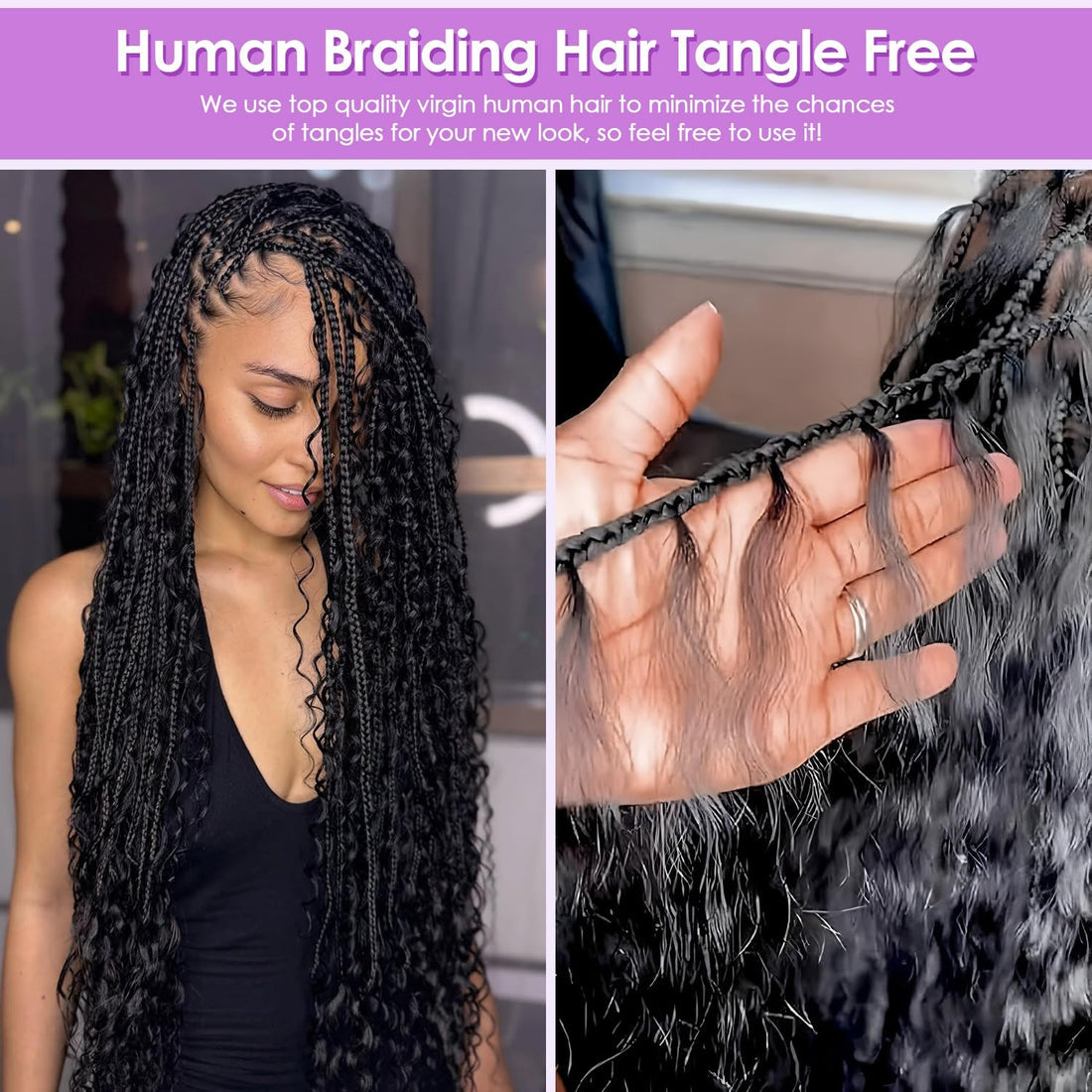 Water Wave Human Hair #1B
