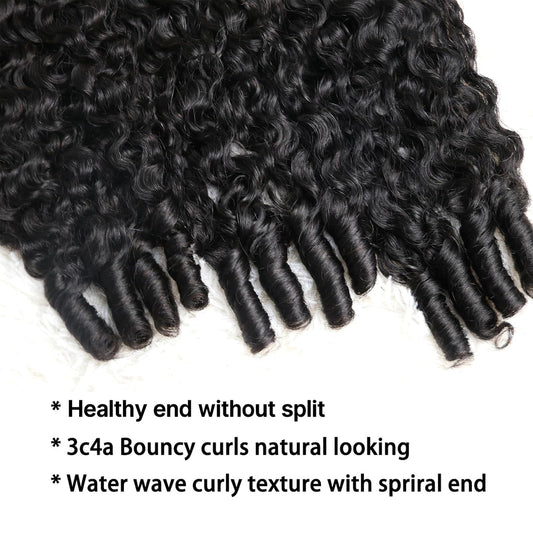 Miracle Knots Burmese Curly Boho / Crochet Human Hair